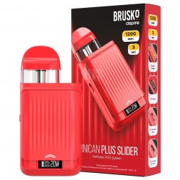 Электронная сигарета Brusko - Minican Plus Slider (Красный)