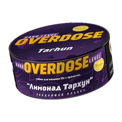 Табак Overdose - Tarhun (Лимонад Тархун, 25 грамм) купить в Барнауле