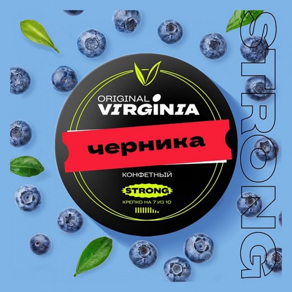 Табак Original Virginia Strong - Черника (100 грамм) купить в Барнауле