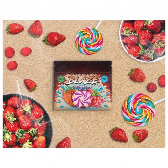 Смесь Blaze Medium - Sour Candy (Кислые конфеты, 50 грамм) купить в Барнауле