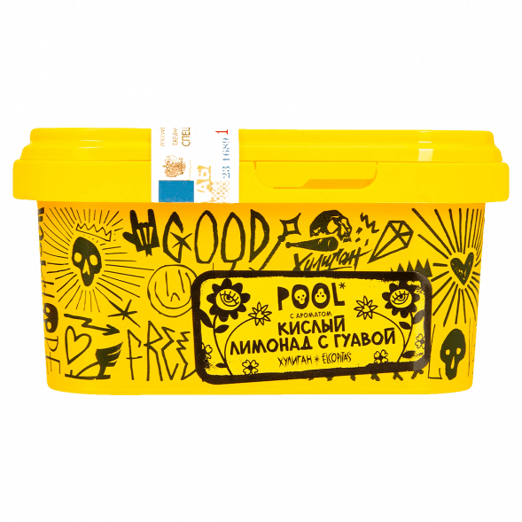 Табак Хулиган - POOL (Кислый Лимонад с Гуавой, 200 грамм) купить в Барнауле