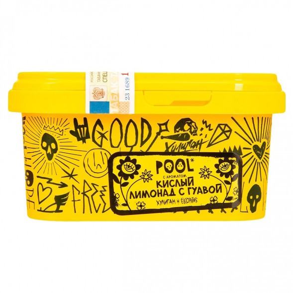 Табак Хулиган - POOL (Кислый Лимонад с Гуавой, 200 грамм) купить в Барнауле