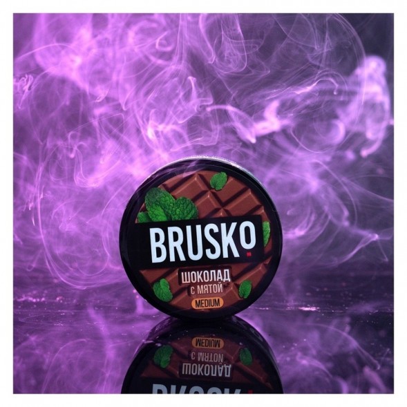 Смесь Brusko Medium - Шоколад с Мятой (250 грамм) купить в Барнауле