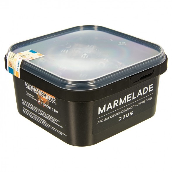 Табак Deus - Marmelade (Кисло-Сладкий Мармелад, 250 грамм) купить в Барнауле