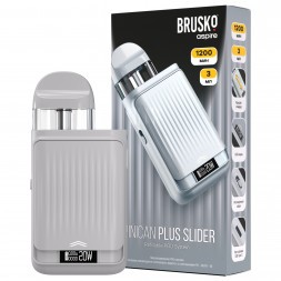 Электронная сигарета Brusko - Minican Plus Slider (Серый)