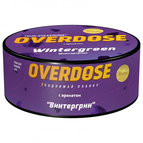 Табак Overdose - Wintergreen (Винтергрин, 100 грамм) купить в Барнауле