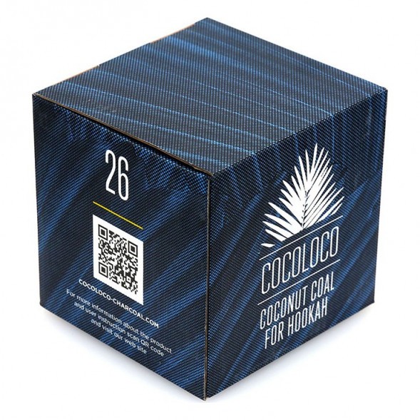 Уголь CocoLoco (26 мм, 64 кубика) купить в Барнауле