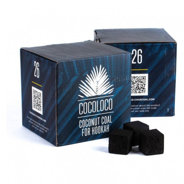 Уголь CocoLoco (26 мм, 64 кубика) купить в Барнауле