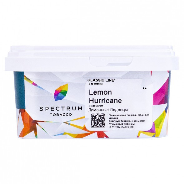 Табак Spectrum - Lemon Hurricane (Лимонные Леденцы, 200 грамм) купить в Барнауле