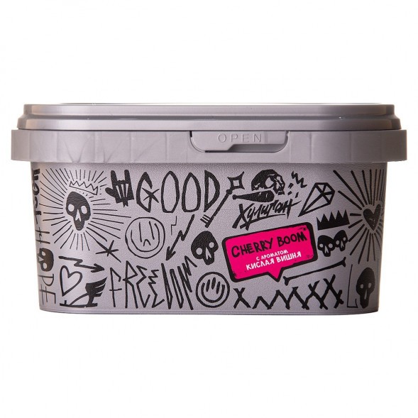 Табак Хулиган - Cherry Boom (Кислая Вишня, 200 грамм) купить в Барнауле