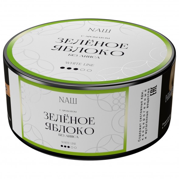 Табак NАШ WHITE - Зелёное Яблоко (100 грамм) купить в Барнауле
