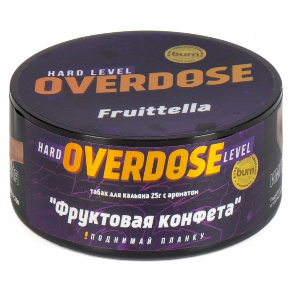 Табак Overdose - Fruttella (Фруктовая Конфета, 25 грамм) купить в Барнауле