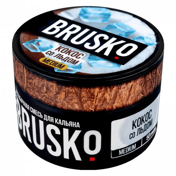 Смесь Brusko Medium - Кокос со Льдом (50 грамм) купить в Барнауле
