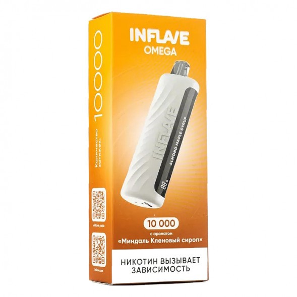 INFLAVE OMEGA - Миндаль Кленовый Сироп (Almond Maple Syrup, 10000 затяжек) купить в Барнауле