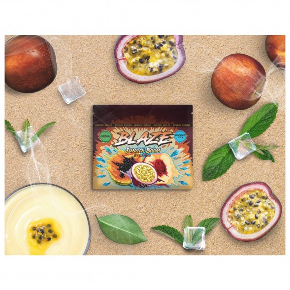 Смесь Blaze Medium - Jungle Boom (Тропические фрукты, 50 грамм) купить в Барнауле