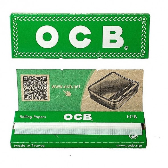 Бумага для самокруток OCB - №8 Green (50штук/50) купить в Барнауле