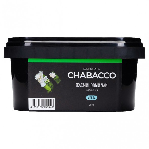 Смесь Chabacco MEDIUM - Jasmine Tea (Жасминовый Чай, 200 грамм) купить в Барнауле