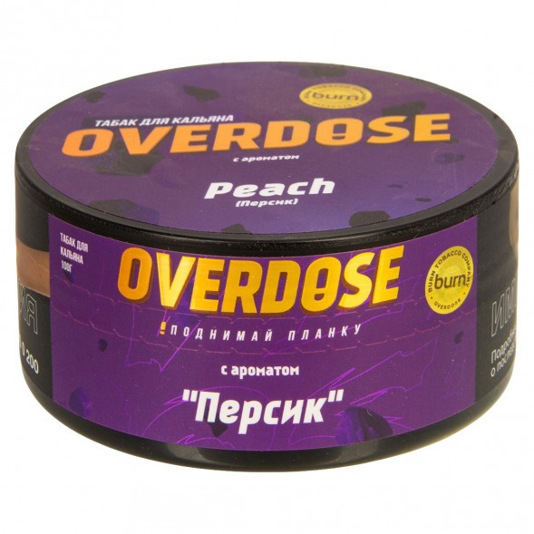 Табак Overdose - Peach (Персик, 100 грамм) купить в Барнауле