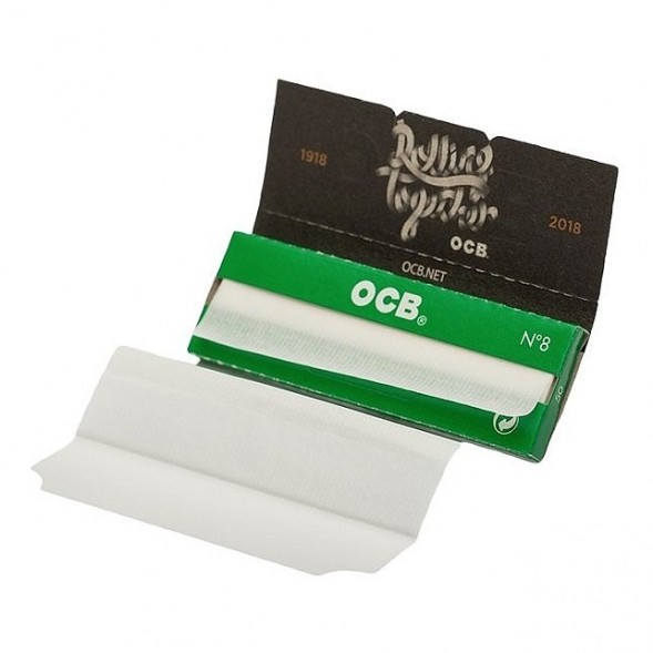 Бумага для самокруток OCB - №8 Green (50штук/25) купить в Барнауле