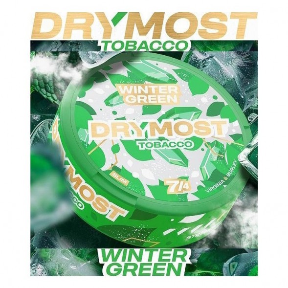 Табак жевательный DryMost - Winter Green (12 грамм) купить в Барнауле