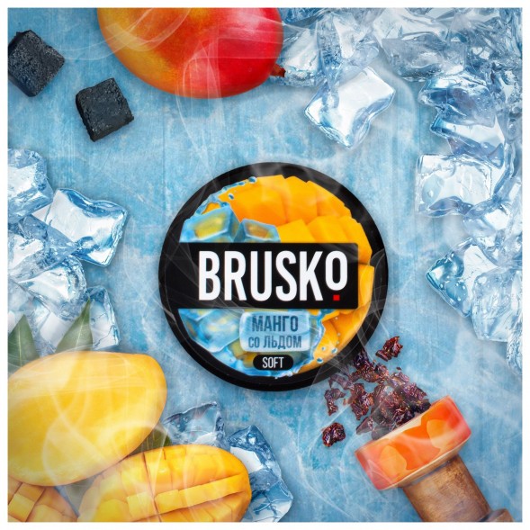 Смесь Brusko Medium - Манго со Льдом (50 грамм) купить в Барнауле
