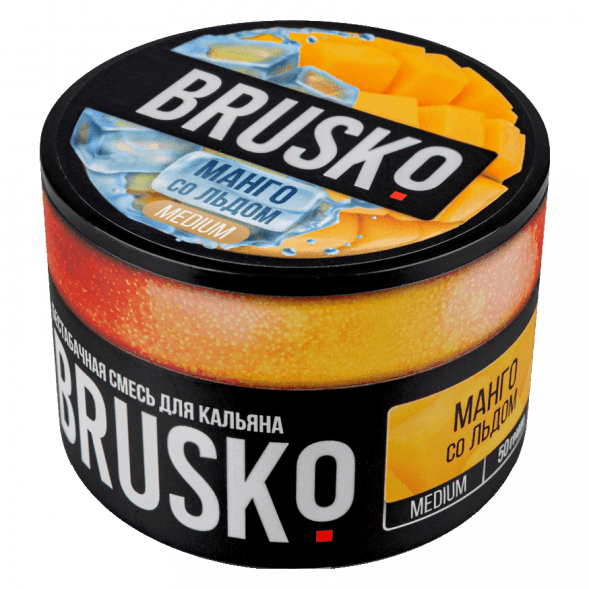 Смесь Brusko Medium - Манго со Льдом (50 грамм) купить в Барнауле
