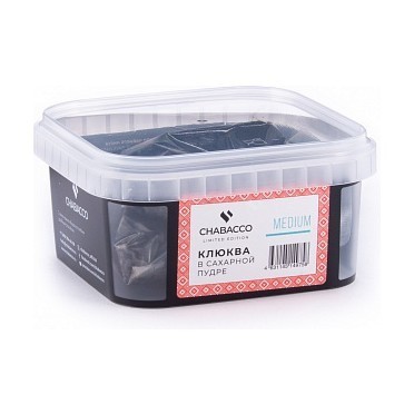 Смесь Chabacco MEDIUM - Cranberries in Sugar (Клюква в Сахарной Пудре, 200 грамм) купить в Барнауле