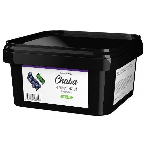 Смесь Chaba - Blueberry Mint (Черника с Мятой, 200 грамм, Без никотина) купить в Барнауле