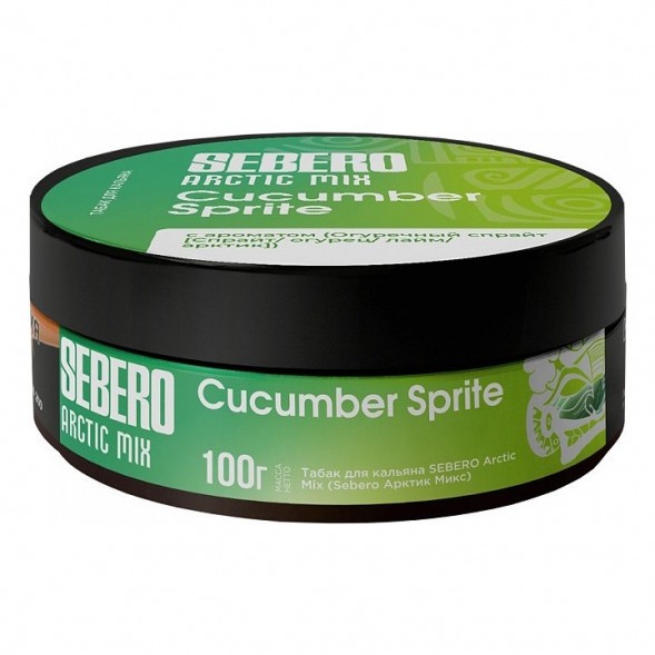 Табак Sebero Arctic Mix - Cucumber Sprite (Огуречный Спрайт, 100 грамм) купить в Барнауле