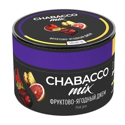 Смесь Chabacco MIX MEDIUM - Pink Jam (Фруктово-Ягодный Джем, 40 грамм) купить в Барнауле