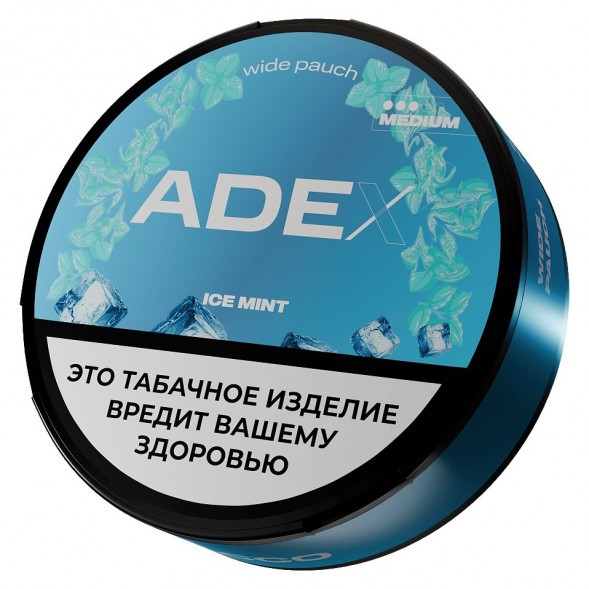 Табак жевательный ADEX MEDIUM WIDE - Ice Mint (Ледяная Мята) купить в Барнауле