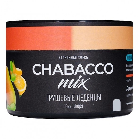 Смесь Chabacco MIX MEDIUM - Pear Drops (Грушевые Леденцы, 40 грамм) купить в Барнауле