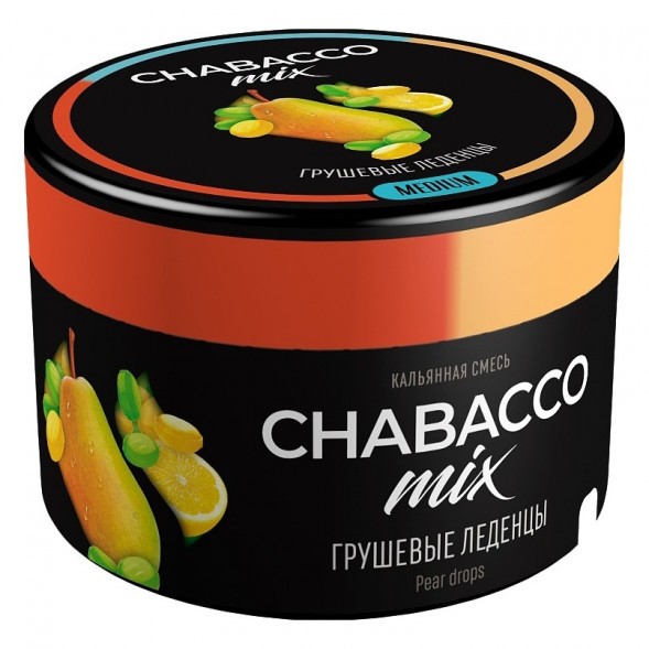 Смесь Chabacco MIX MEDIUM - Pear Drops (Грушевые Леденцы, 40 грамм) купить в Барнауле