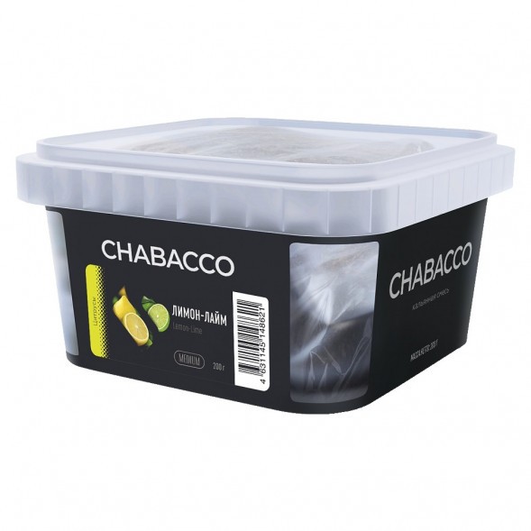 Смесь Chabacco MEDIUM - Lemon-Lime (Лимон - Лайм, 200 грамм) купить в Барнауле