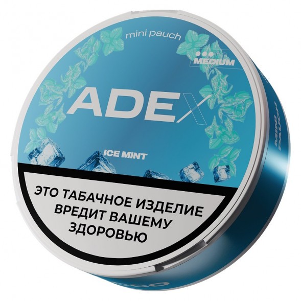 Табак жевательный ADEX MEDIUM MINI - Ice Mint (Ледяная Мята) купить в Барнауле