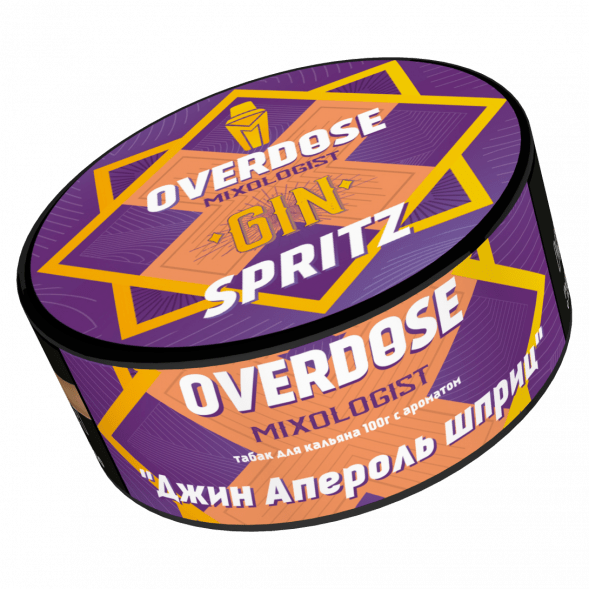 Табак Overdose - Gin Spritz (Джин Апероль Шприц, 100 грамм) купить в Барнауле