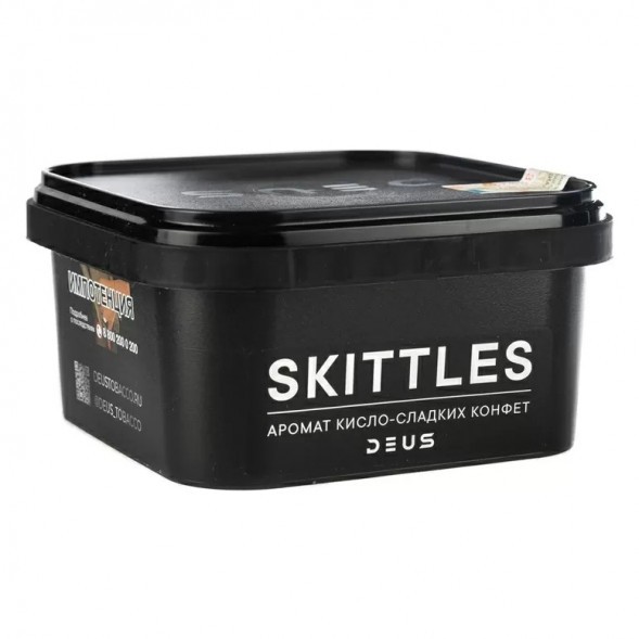 Табак Deus - Skittles (Кисло-Сладкие Конфеты, 250 грамм) купить в Барнауле