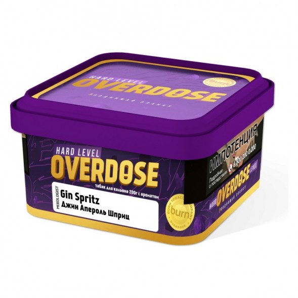 Табак Overdose - Gin Spritz (Джин Апероль Шприц, 200 грамм) купить в Барнауле
