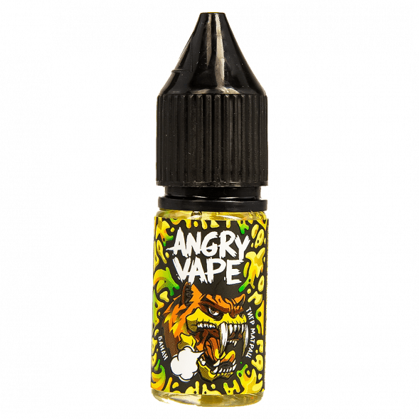 Жидкость Angry Vape Salt - Тигр Матрац (Банан, 10 мл, 2 мг) купить в Барнауле