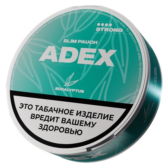 Табак жевательный ADEX STRONG SLIM - Eucalyptus (Эвкалипт) купить в Барнауле
