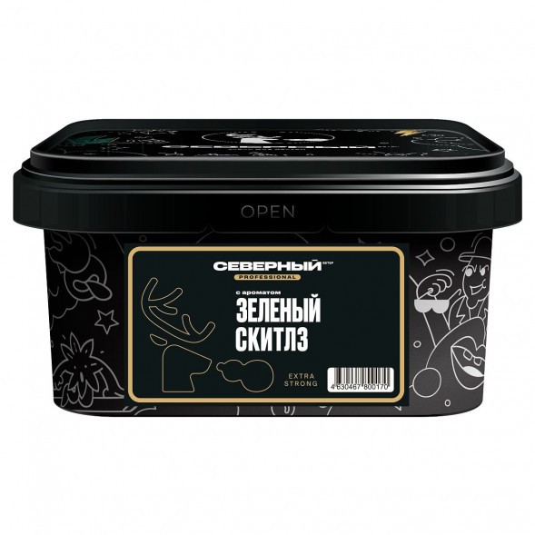 Табак Северный Professional - Зелёный Скитлз (200 грамм) купить в Барнауле