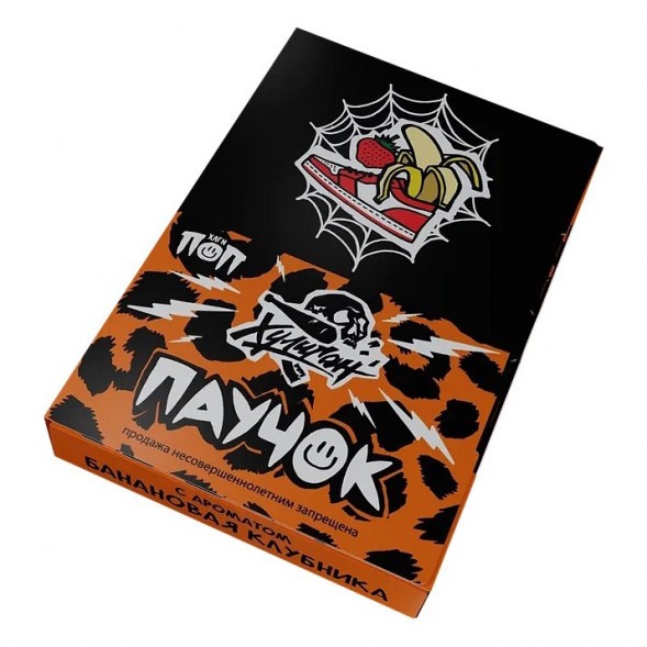 Табак Хулиган - Паучок (Банановая Клубника, 25 грамм) купить в Барнауле