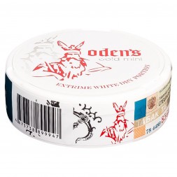 Табак жевательный ODENS - Cold Extreme White Dry Mini (9 грамм, Швеция)