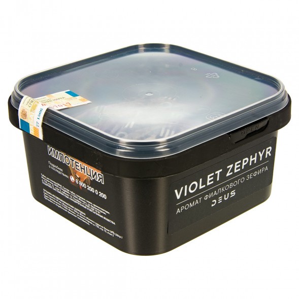 Табак Deus - Violet Zephyr (Фиалковый Зефир, 250 грамм) купить в Барнауле