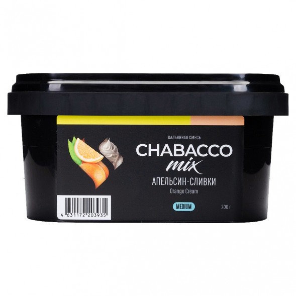 Смесь Chabacco MIX MEDIUM - Orange Cream (Апельсин Сливки, 200 грамм) купить в Барнауле