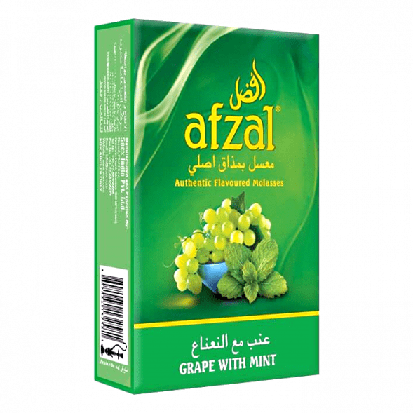 Табак Afzal - Grape with Mint (Виноград с Мятой, 40 грамм) купить в Барнауле