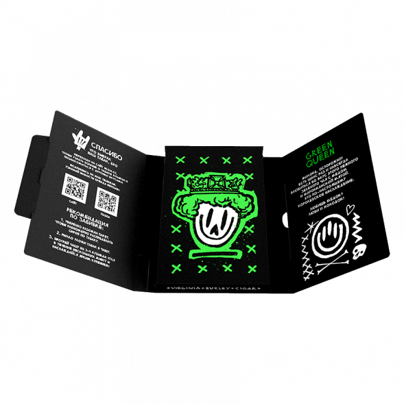 Табак Хулиган - Green Queen (Мятный Чай с Мёдом, 25 грамм) купить в Барнауле