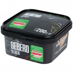 Табак Sebero Black x Больше, Чем Кальян - Яблочная Шипучка (200 грамм)