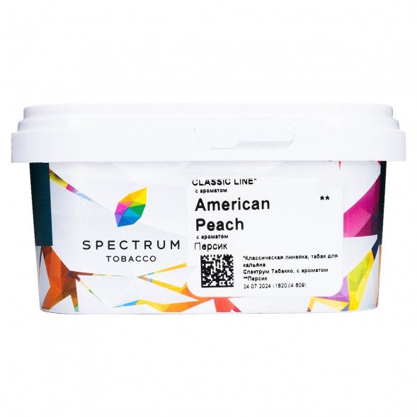 Табак Spectrum - American Peach (Персик, 200 грамм) купить в Барнауле