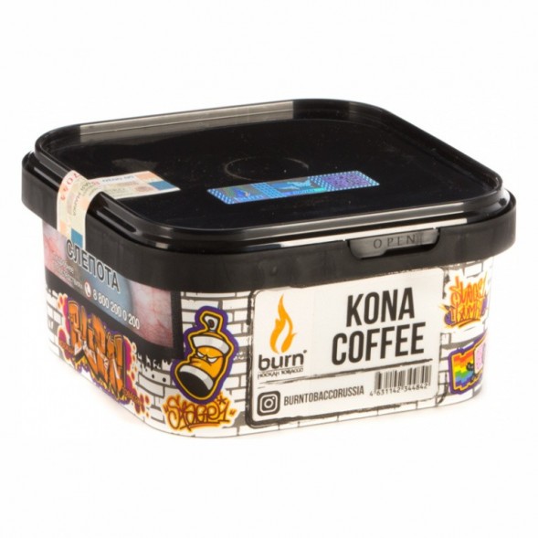 Табак Burn - Kona Coffee (Кона Кофе, 200 грамм) купить в Барнауле